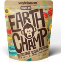 Vegan Protein Tozları (1kg) - 28 Hizmet - Dünya Wyldsson - Plant Based Chocolate Protein Toz Shake - Süt Free - Lactose Free (Choc)