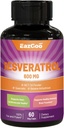 Resveratrol 600 mg, Trans-Resveratrol Tamam, Antioksi Health Aging Support, 60 Capsules