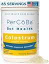 Colostrum Supplement for Gut Health, Bloating, Hair growth, Muscle Recovery, Immune Support - Unflavored Bovine Colostrum Toz ABD, Non-GMO, Gluten Free, 3 Grams Per Servis - 83 Servisler