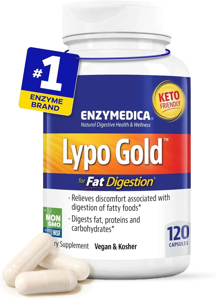 ENZYMEDICA Lypo Gold, 120 Kont