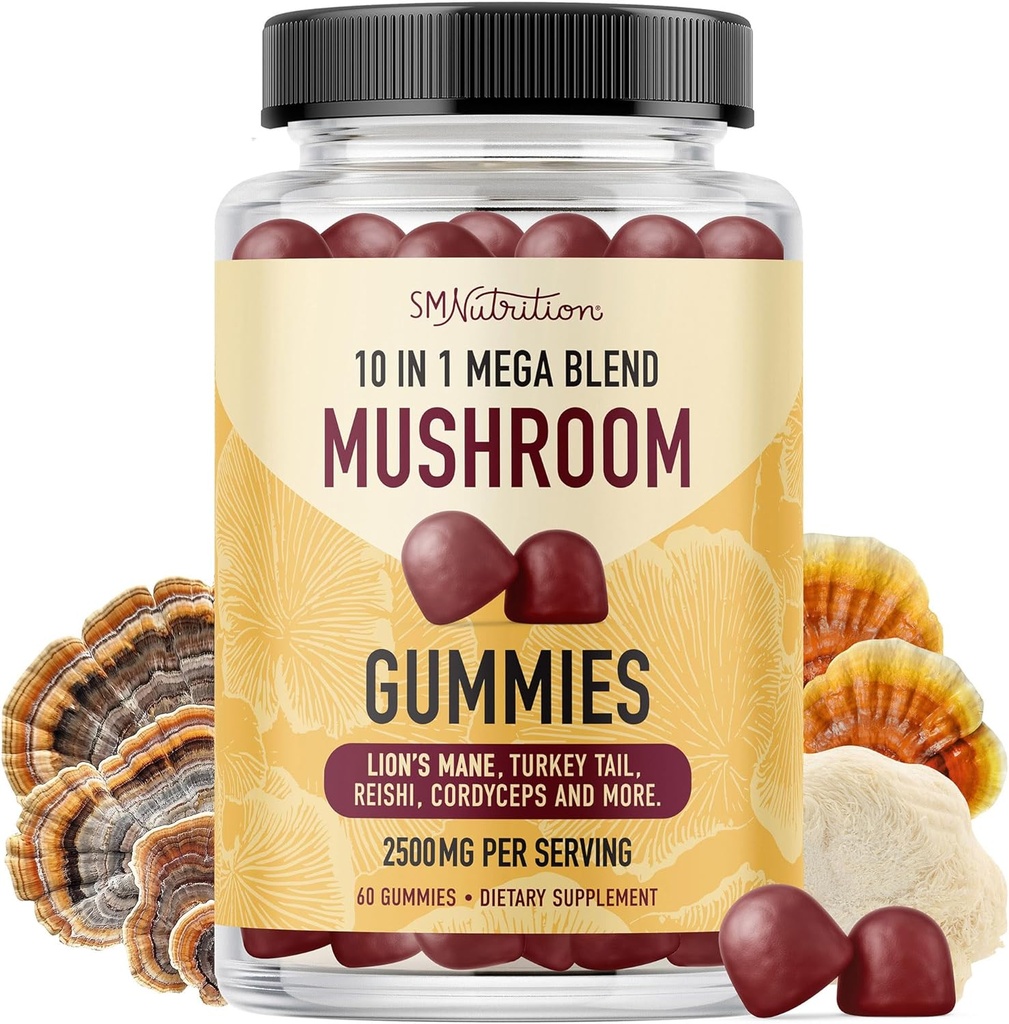 Mushroom Gummies για ενήλικες 