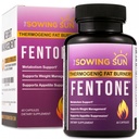 Fentone Thermogenic Fat Burner Energy Alert, Appetite Suppressant, Klinik olarak Studied Kilo Kaybı, Fat Yan, Phenylethylaminel HC, L- Carnitine, Ketones - 60 Diyet Pills (1)