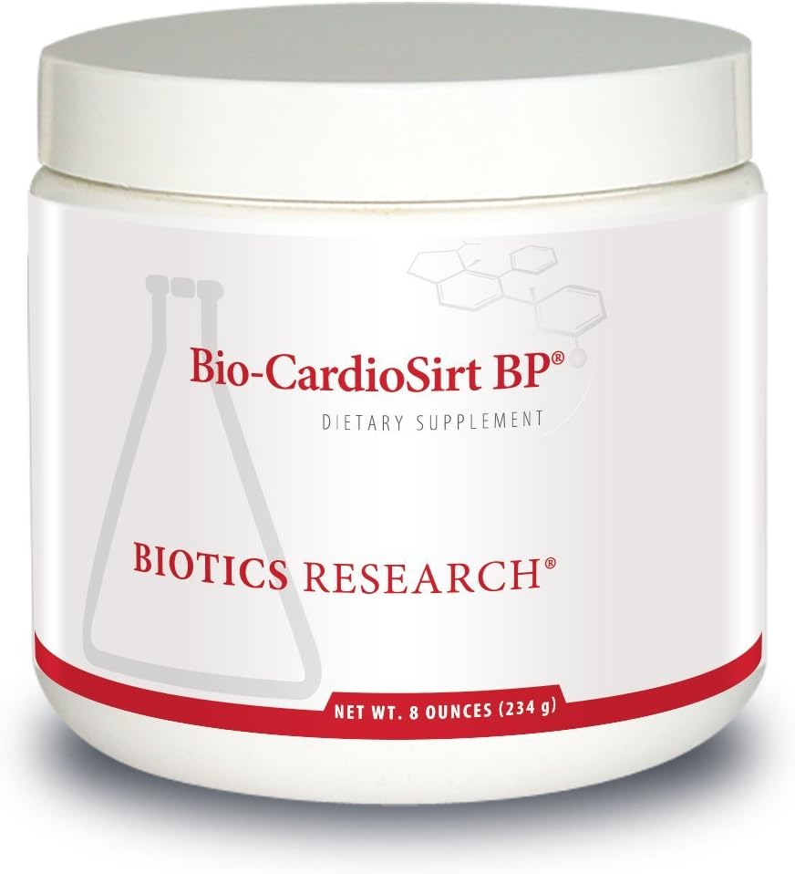 Bio CardioSirt BP Toz'u karıştırmak için kolay patentlendi, Mark Houston'ın yardımıyla formüle edildi, 7 Key Nutrients, 8 Ounces