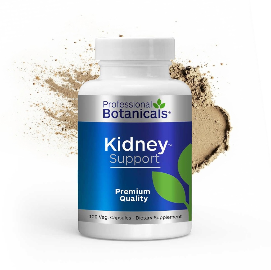 Profesyonel Botanikler Kidney Desteği - Vegan Kidney Cleanse Supplement All Natural Herbal Detox and Support for Urinary Tract, Bladder and Kidneys - 120 Vegetarian Capsules