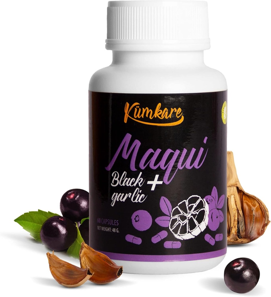Immune Support, Vitamins C, çinko, Sağlık Savunma ve Immunity ATMs ve Antioksis Supplement for Yetişkinler, Maqui Berry ve Black Capsule ile 60 Capsules