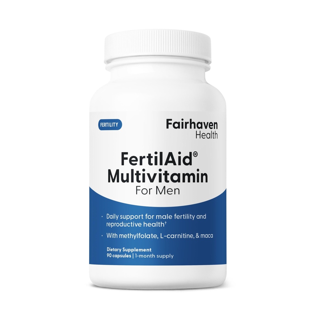 Fairhaven υγεία FertilAid για τους άνδρες συμπληρώματα γονιμότητας για τους άνδρες 