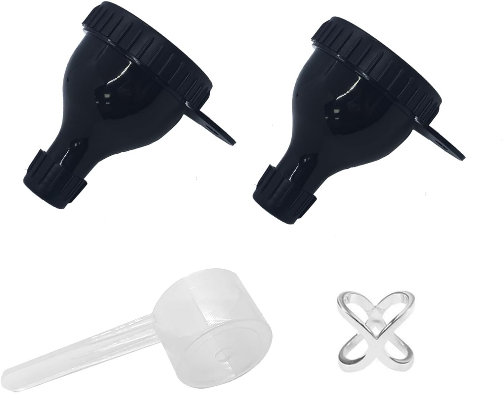 2Pack Protein Toz Konteyneri, Shaker Şişe Balls & Spoon Portatif Yapıştırıcı Konfor Fitness ve Seyahat Için Konteyneri Açacak ve Çözüm Oluşturun