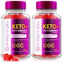 NutraRize (Pack of 2 Proton Keto+ ACV Gummies Advanced Weight Health 1000 MG, Maximum Strength Supplement, Proton Keto Gummy, Gomitas Reviews (120 Gummies)
