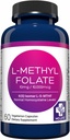 MD Life L-Methylfolate 10 mg Supplement - Profesyonel-Grade Active L Torchfolate Supplement - 60 Capsules - L-Methylfolate 10 mg - maksimum Potency MTHFR W / Essentials