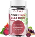 Τσίχλες ρίζας τεύτλων 6000mg – Nitric Oxide Booster with Grape Seed, Ρόδι, Βιταμίνες C & B12 – Nitric Oxide Supplements for Men – Mixed Berry Flavor – 60 Gummies