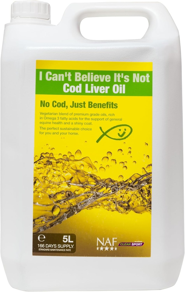 It's Not Cog Liver Oil, Horse Feed Supplement, NAF, 5L