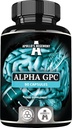 APOLLO'S HEGEMONY Alpha-GPC Günlük Dose başına 600 mg - 90 Vegan Choline Capsules -% 99 Choline Alfoscerate Diyeter Supplement - Lipid Choline - Memory and Concentration Capsules