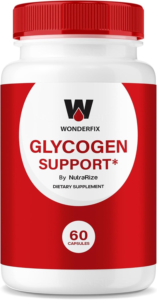Wonderfix Glycogen Υποστήριξη Κάψουλες - Επίσημη Wonderfix Glycogen για να διατηρήσει σταθερή υγιή επίπεδα, Glycogen Υποστήριξη Advanced συμπλήρωμα διατροφής αίματος, Wonder Fix Formula Κριτικές (60 κάψουλες)