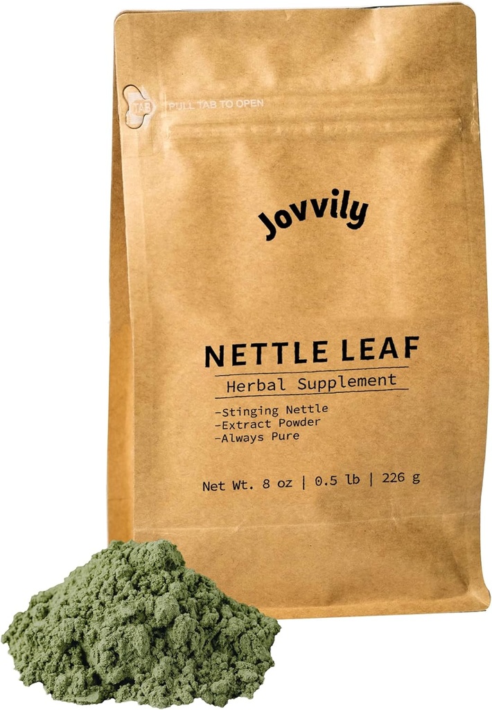 Νετλ Leaf Powder - 8 oz - φυτικό συμπλήρωμα