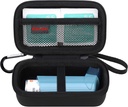 Elonbo Asthma Inhaler Vakayı Gerçekleştirmek, Seyahat Organize Çanta for Ventolin Inhaler, Ekstra İç Meli Pocket Fits Asthma Mediction, Black+Inside Black (CASE NO! Inhaler Tıp Dahil Değil)