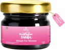 Nature's Vibe Pure Shilajit for Women - Energy, Strength, Hormonlar Kadınlar için Denge, Altın Sınıf Ashoka, Shatavari & Chastberry - 85+ Mineraller - 60 Hizmet