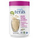 Sadece tera'nın Pure Whey Protein Tozu - Grass Fed Vanilla Whey Protein Toz, Temiz, Yapay Tatlıcılar olmadan Yapıldı, Non-GMO, Kosher, rBGH-Free, Soy-Free - 24 Oz.