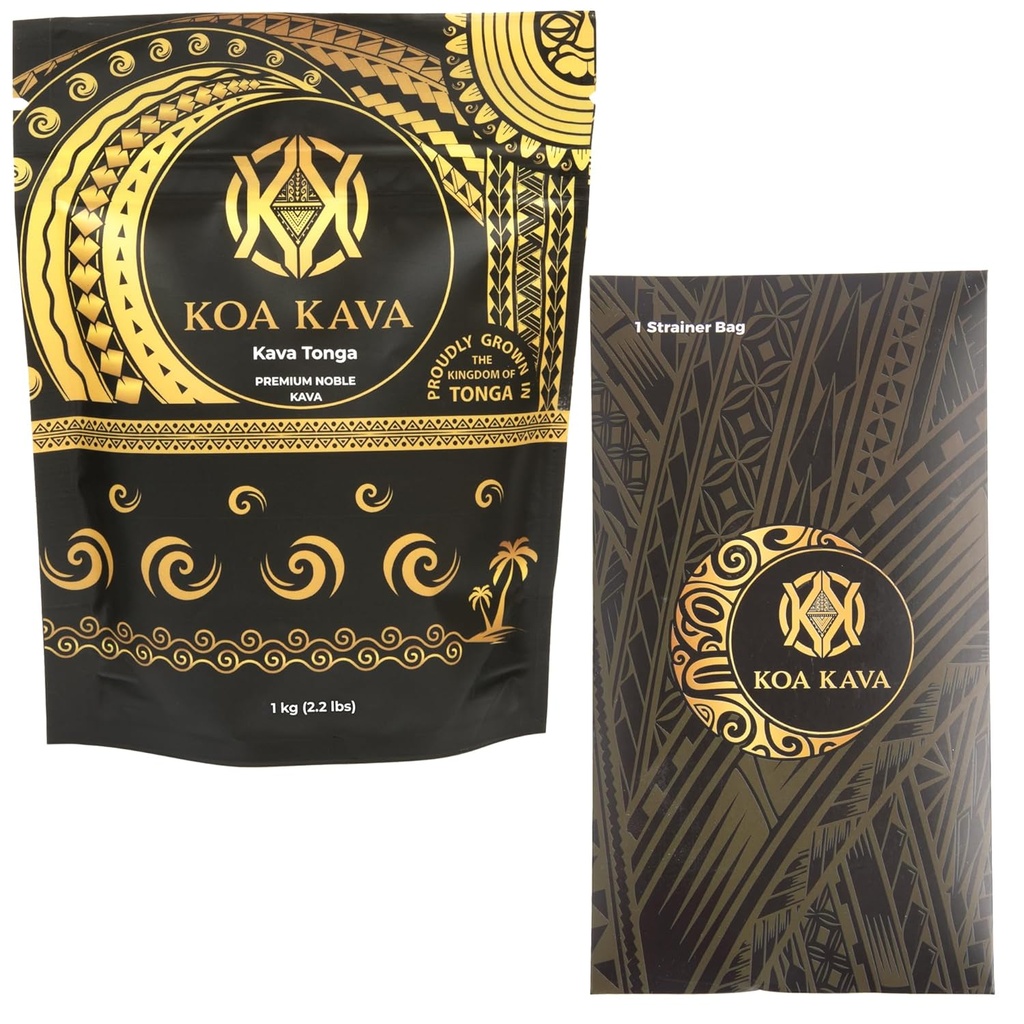 1 kg Kava Tonga artı Strainer Sche