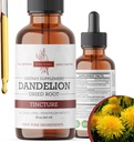 Dandelion Root Tincture 2 oz - Alkol Özgür Herbal Ekstraksiyonu - Hizmet başına 670 mg - Glycerin-Based, Vegan, Non-GMO, No Ek Olmayan Şeker - Dandelion Drops Sıvı Supplement