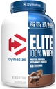 Elite 100% Whey protein Toz, 25g proteini, 5.5g BCAAs & 2.7 L-Leucine, Quick Absorbing & Fast Digesting for Optimal Kas Recovery, Chocolate Rich, 5 Pound (63 Hizmet)