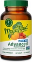 MegaFood Men's 40+ Advanced Multivitamin for Men - Dr-Formulated - Choline, Vitamin B, Vitamin C, Vitamin D, Zinc & Real Food - Brain Health, Immune Support - Vegetarian - 60 Tabs (30 Servings)