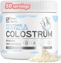 İnsanlar için Colostrum Tamam Toz - Gut Health için Organik Bovine Colostrum Supplement, Saç Büyüme, Güzellik - Unflavored (73 Hizmet)