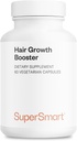Supersmart - Saç Büyümesi 160 mg per Day (Lustriva Supplement) - Biotin 40x More uli | Non-GMO & Gluten Free - 60 Vegetarian Capsules
