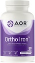 AOR, Ortho Iron, Υποστηρίζει την Απορρόφηση & γαστρική ανεκτικότητα, Υγιής Σχηματισμός ερυθρών αιμοσφαιρίων, Συμπλήρωμα Διατροφής, Χορτοφαγική, 60 Μερίδες (60 Κάψουλες).