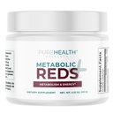 PUREHEALTH Red Reds Superfoods Toz - Sadece 10 Calories Meyve ve Sebze Adaptojen Arıtroot, Polyols, Probiyotik Toz - Antioksis Supplement for Energy, 30 Servisler