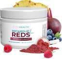 PUREHEALTH Red Reds Superfoods Toz - Sadece 10 Calories Meyve ve Sebze Adaptojen Arıtroot, Polyols, Probiyotik Toz - Antioksis Supplement for Energy, 30 Servisler