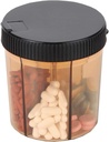 Trenton Hediye 6 Bölüm Pill Box Organizer Black