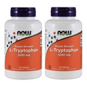 NOW Foods - Now Foods L-θρυπτοφάνη 1000mg, δισκία, 60-Count [Υγεία και Ομορφιά] (Pack of 2)