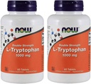 NOW Foods - Now Foods L-θρυπτοφάνη 1000mg, δισκία, 60-Count [Υγεία και Ομορφιά] (Pack of 2)