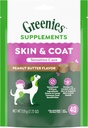 Yeşiller Köpekler için Fish Oil for Dogs Chicken-Free Formula Dog Supplement, Peanut Butter Flavor, 40-Count Soft Chews