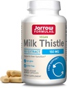 Jarrow Formulas Milk Thistle 150 mg - 200 Κάψουλες Veggie - Αντιοξειδωτικό Υποστηρίζοντας την Ανοσολογική Ανταπόκριση, Ηπατική Λειτουργία & Γλουταθειόνη - Έως 200 Υπηρεσίες