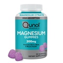 Κουνόλη Μαγνήσιο Gummies για ενήλικες, 200mg Στοιχειώδες Μαγνήσιο (από 1.750mg Μαγνήσιο Κιτρικό), Υψηλή Απορρόφηση Συμπλήρωμα Μαγνησίου, Υποστηρίζει Νεύρο, Οστά και Μυική Υγεία, Χορτοφαγικά, 90 Count