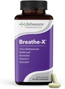 Breathe-X - Antivirüs & Sinus Relief Supplement - Destekler Sinuses & Nasal Discomfort - Non-Drowsy & Fast-Acting - Quercetin, Bromelain, Citrus Bioflavonoids, Nettle Leaf & Vitamin C - 90 Capsules
