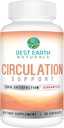 Best Earth Naturals Circulation Supplement - Optimal Circulatory Support için Dengeli Formula - 30 Capsules (30-Day Supply)