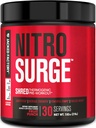 Jacked Factory NITROSURGE Shred Pre Workout Supplement - Energy Branson, Instant Strength Gains, Sharp Focus, Güçlü Pumps - Nitrik Çimento ATM & PreWorkout Toz - 30Sv, Meyve