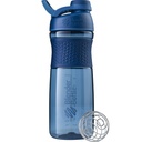 BlenderBottle SportMixer Shaker Şişe Protein Shakes ve Pre Workout, 28-Ounce, Navy