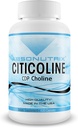 Absonutrix Citicoline CDP Choline 530 mg, Nootropic Supplement, GMP sertifikalı, Üçüncü Partili Test Edildi, Swallow, 120 Veg caps, Finds Cognitive Skills, Supports Memory, Non-GMO, Made in USA