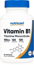 Nutricost Vitamin B1 (Thimin) 100 mg, 120 Capsules - Gluten Free ve Non-GMO