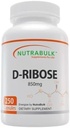 D-Ribose Capsules 4250 mg Per Dose - Süt, Yumurta, Gluten, Şeker - 250 Capsules