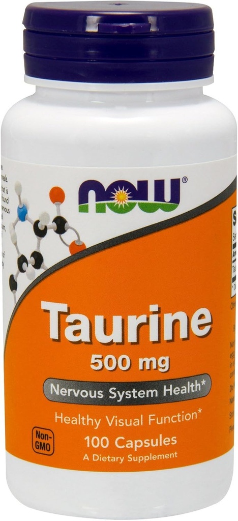 Taurine 500mg 100 Capsules 6PACK [Health and Beauty]