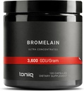 Εξαιρετικά υψηλής αντοχής Bromelain 500mg - 3600 GDU/Gram - Πολύ συμπυκνωμένη και βιοδιαθέσιμη - ελεγχόμενη από τρίτο μέρος Φόρμουλα - 120 κάψουλες χορτοφαγικής - 120 σερβιρίσματα ανά εμπορευματοκιβώτιο - συμπλήρωμα Bromelain