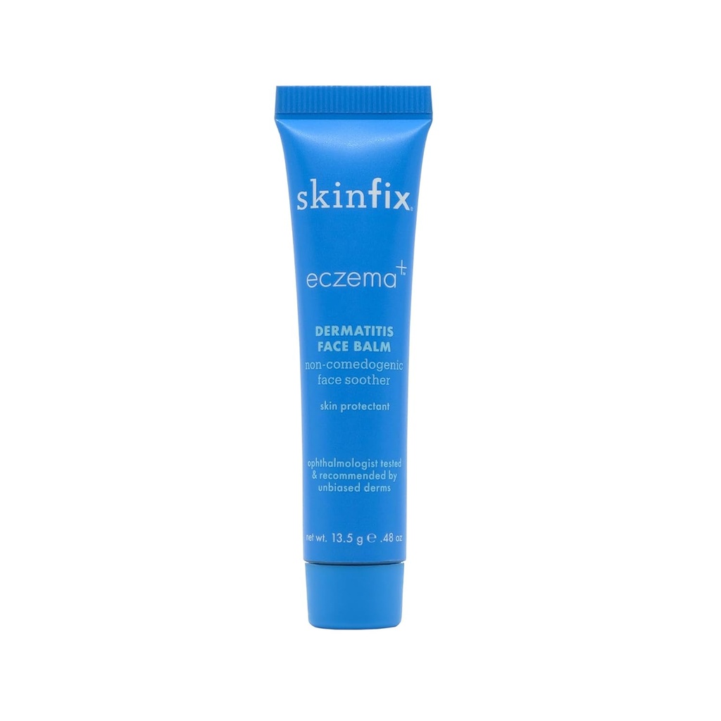 Skinfix Eczema+ Δερματίτιδα προσώπου Balm: Στοχευμένη Δερματίτιδα προσώπου, Eczema & Dry Skin Patches, Συμπυκνωμένη Μπάλα που αφήνει Ερεθισμένο Δέρμα Καταπραϋνμένο & Προστατευμένο, 0,48 Fl Oz