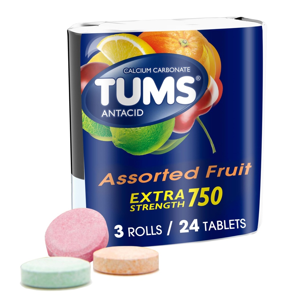 Tabletισκία TUMS, 8 Αριθμός (Συσκευασία 3)
