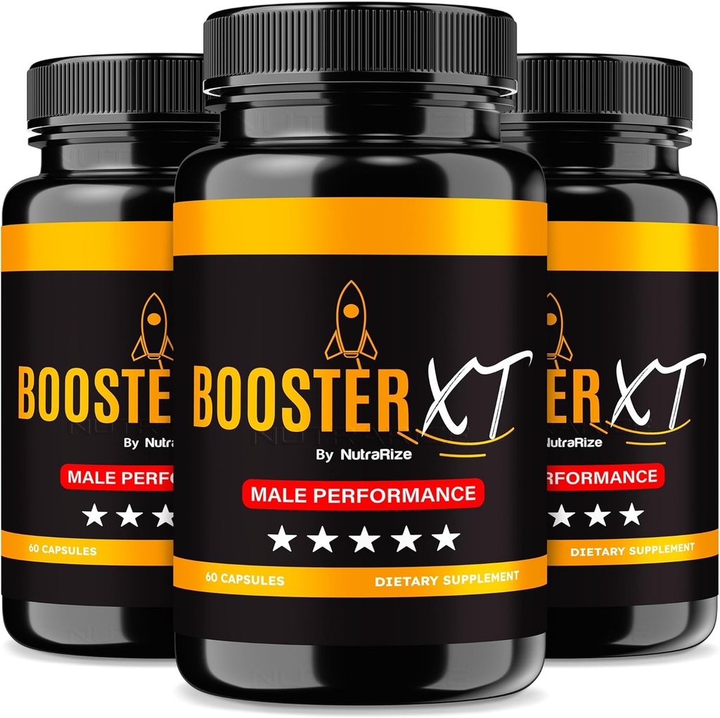 NutraRize (πακέτο 3 Booster XT για άνδρες, κάψουλες ενίσχυσης αρσενικών, Premium Formula για την υποστήριξη της καθημερινής ενέργειας & μέγιστη απόδοση, χάπια πολυβιταμίνης για τη συνολική υγεία, Κριτικές (180 κάψουλες)