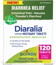 Boiron Diaralia Tabletleri Diarrhea Relief, Gas, Bloating, Intestinal Pain ve Travler'in Diarrhea - 120 (2 60 Paket)