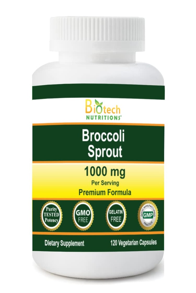 Broccoli Sprout 1000 mg 120 Sebze Capsules